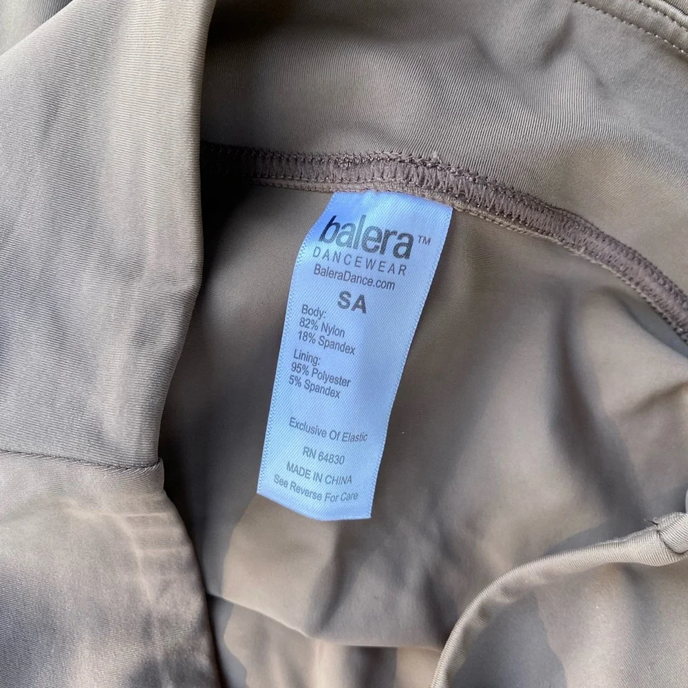 Balera Mocha Brown High Rise High Waist Dance Briefs - Picture 3 of 4